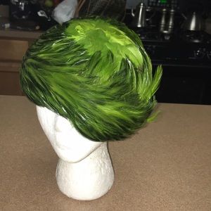Vintage Feather flapper hat